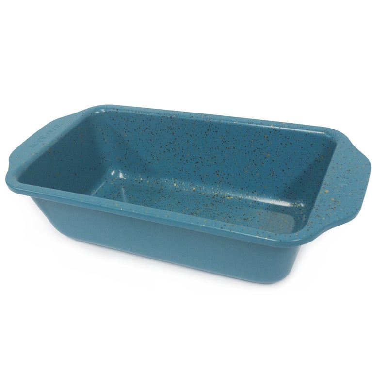 casaWare Loaf Pan 9 x 5-Inch Ceramic Coated Non-Stick, Blue Granite, standard - Image 3